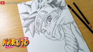 Cara Sketsa Gambar Naruto Pensil 2b
